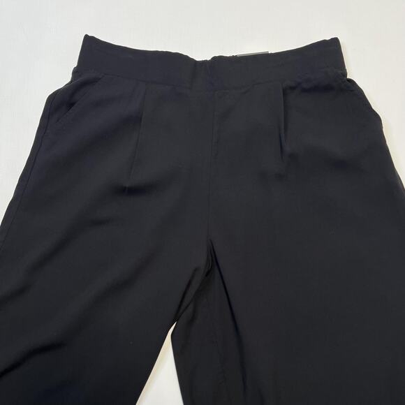 Torrid Pants Womens 0 Regular Black Wide Leg Pull On Pocket Washable Challis - Picture 4 of 12